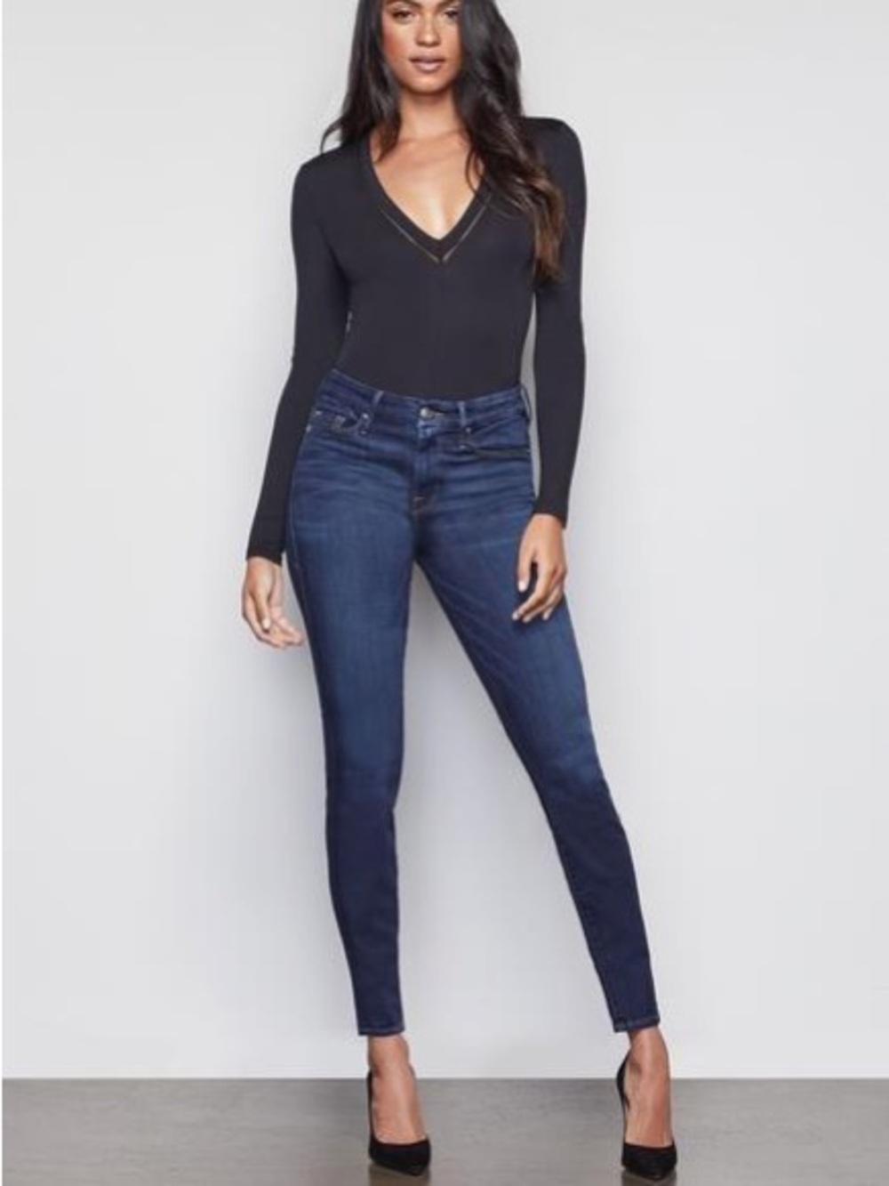 Good American - Good Legs High Rise Jeans in Blue089 - 28 / 6
